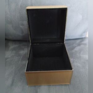 Elements Gold Glass Jewelry Box